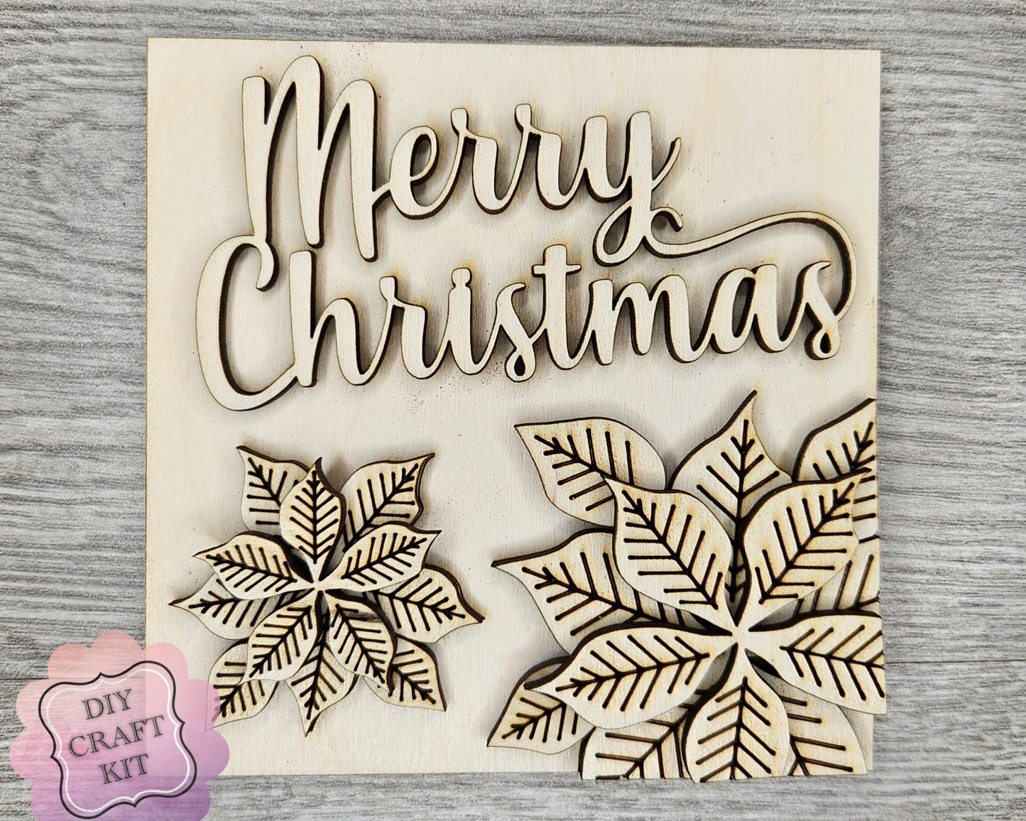 Merry Christmas Poinsettia | #4121