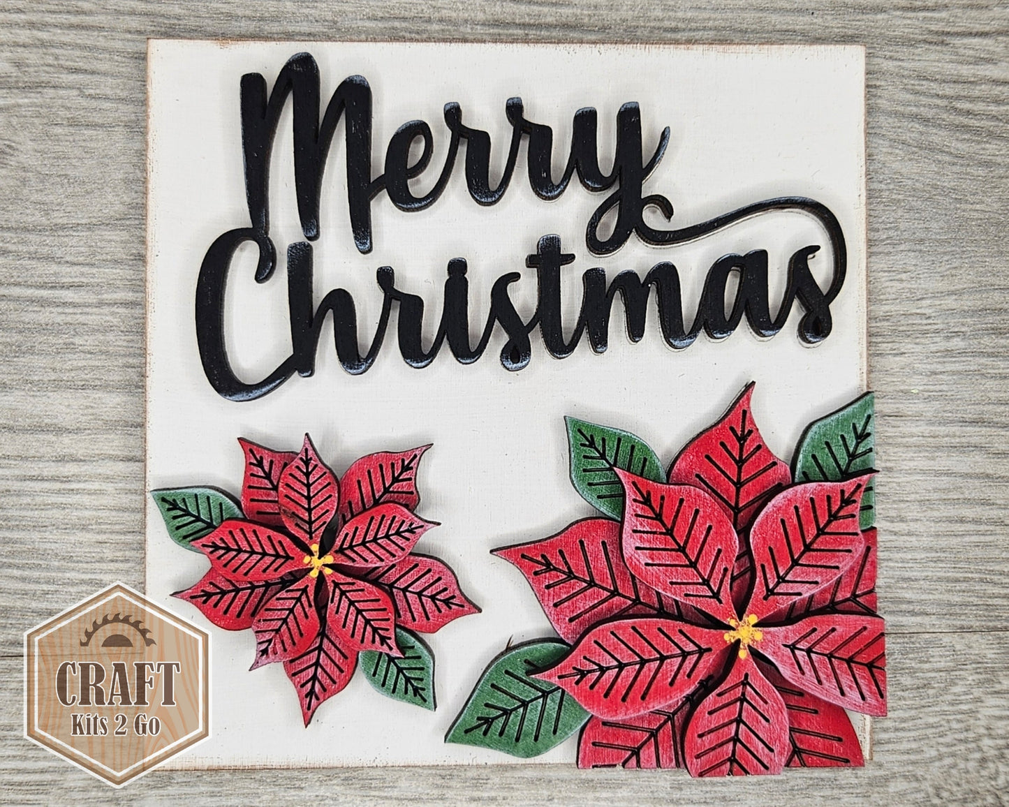 Merry Christmas Poinsettia | #4121