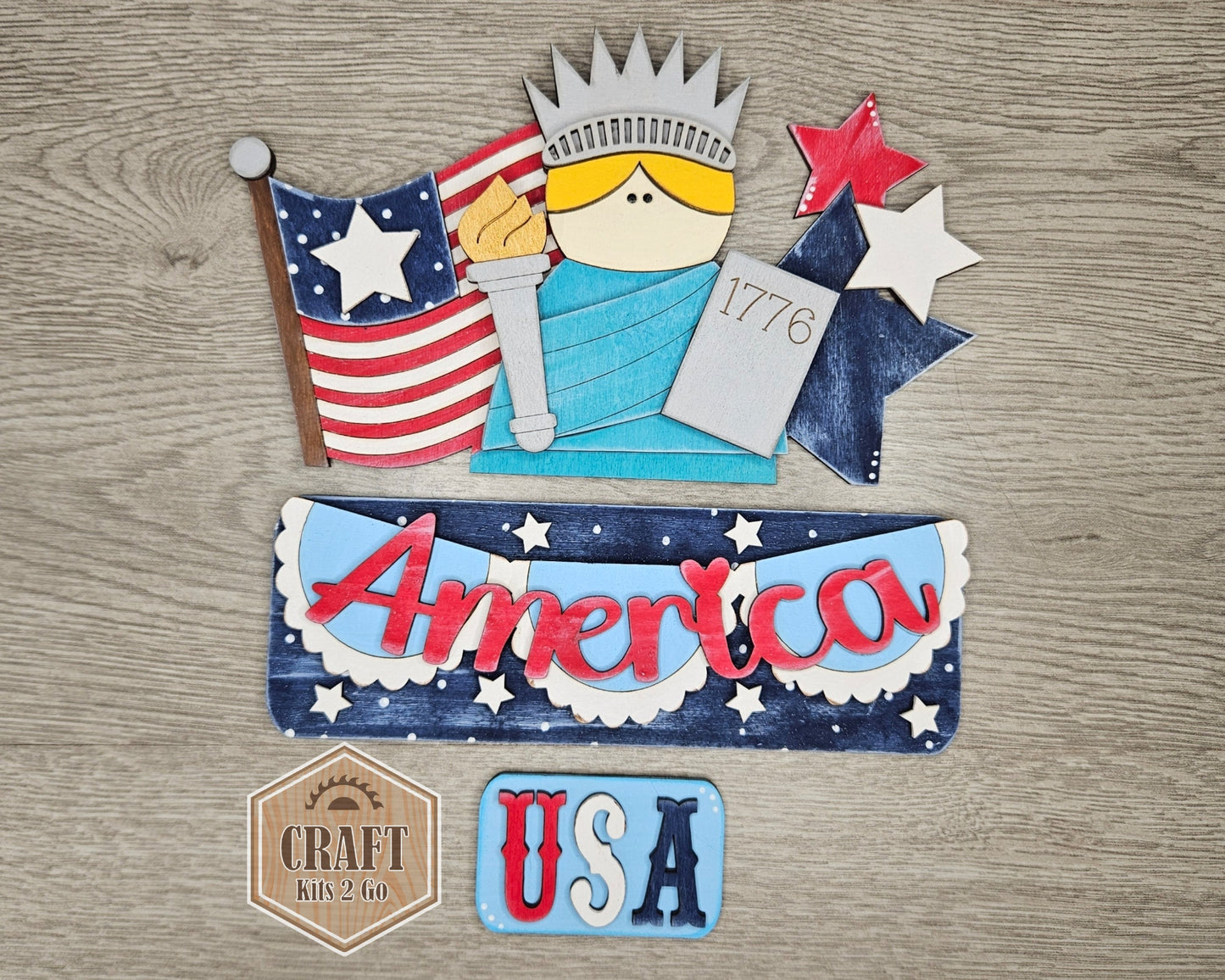 Interchangeable Truck | 4TH OF JULY LIBERTY INSERT | #200001 -14