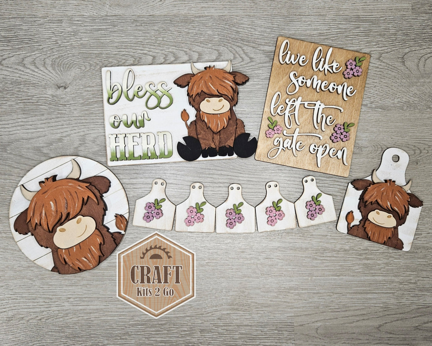 Highland Cow Sign | #4180