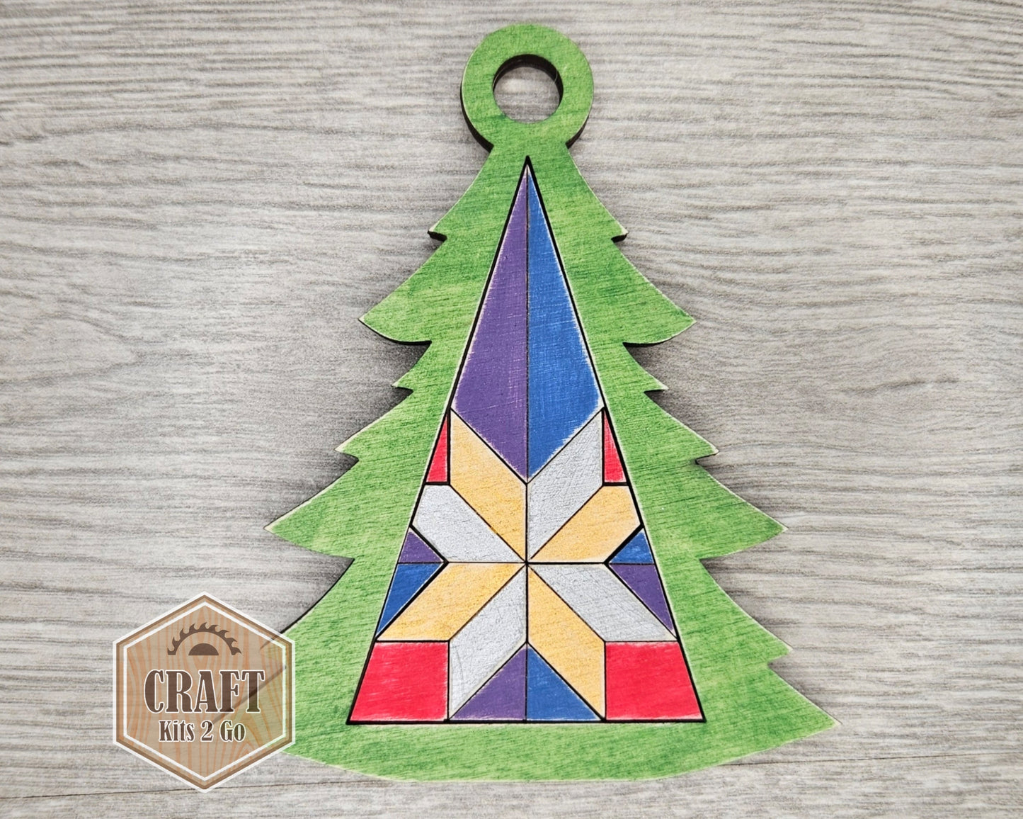 Christmas Tree Quilt Ornament | #4187