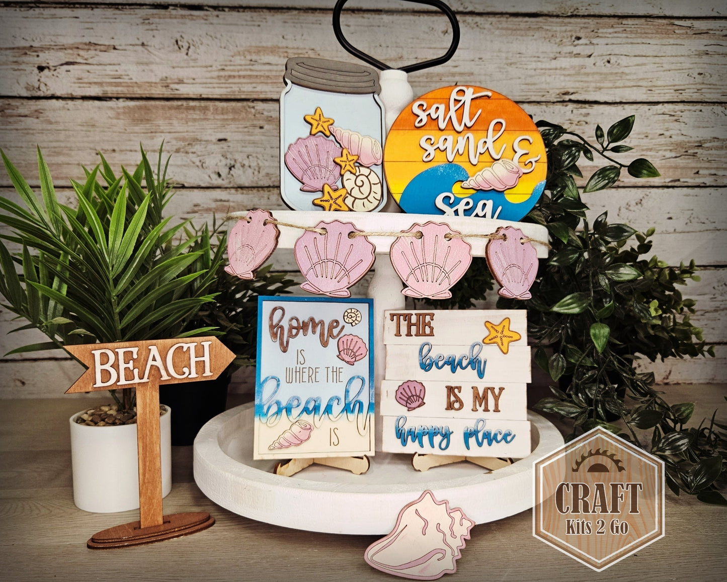 Beach Tier Tray | #100057