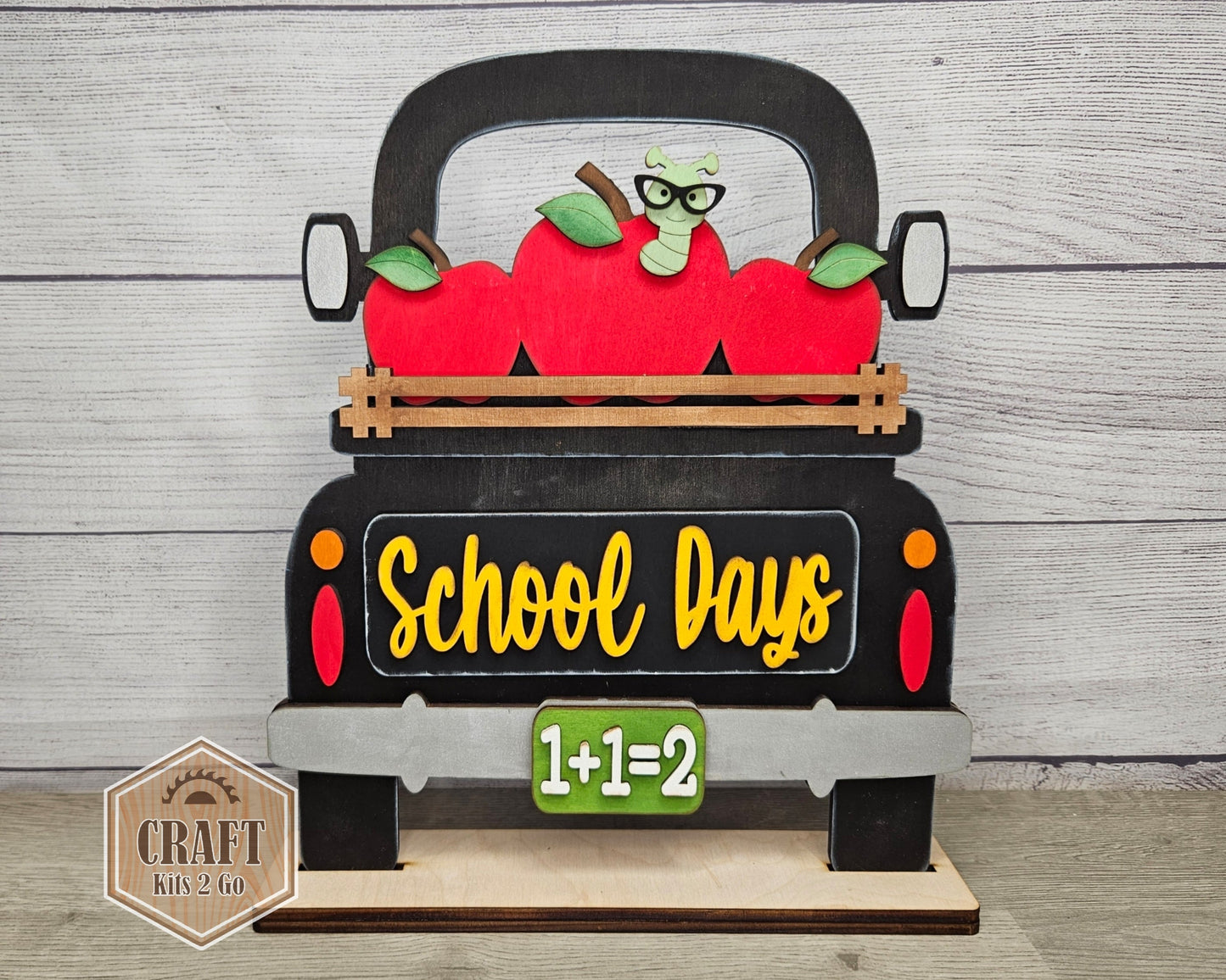 Interchangeable Truck | BACK 2 SCHOOL APPLES INSERT | #200001 -2
