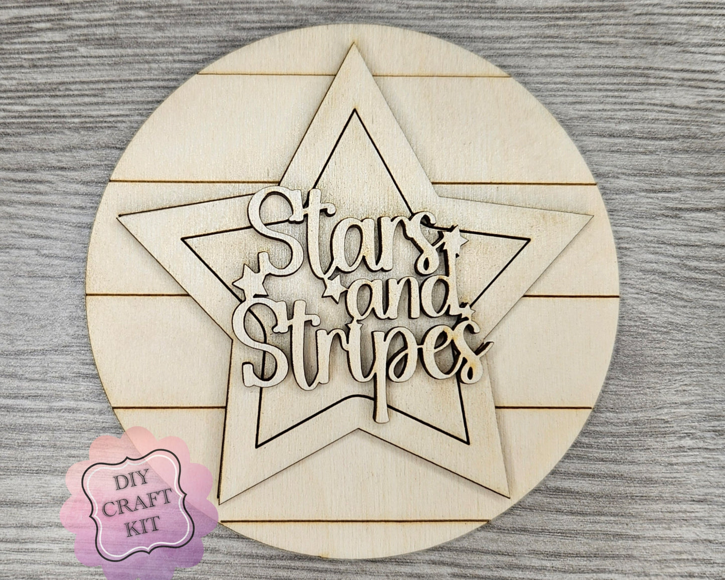 Stars & Strips Star Round | #4234