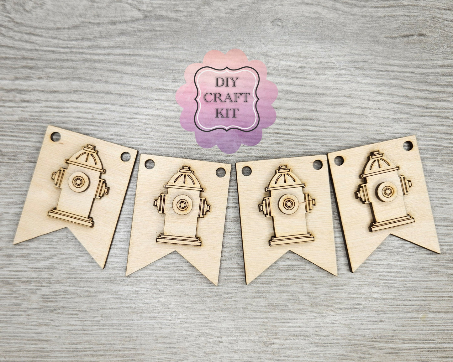 Fire Hydrant Bunting | #4262