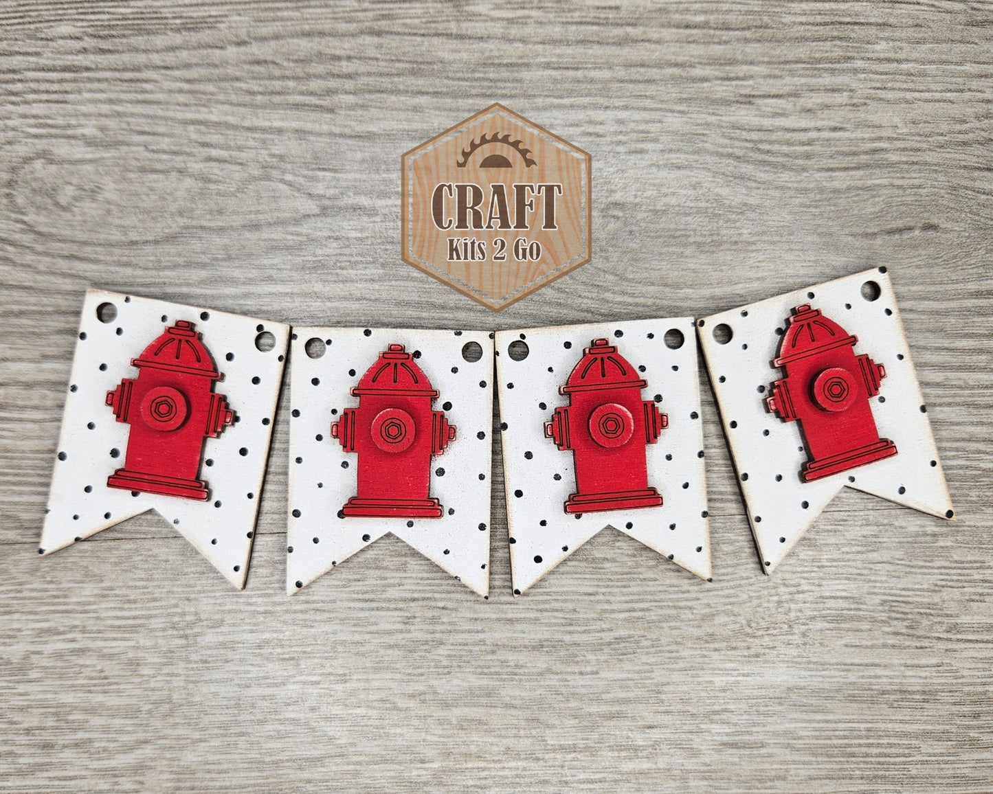 Fire Hydrant Bunting | #4262