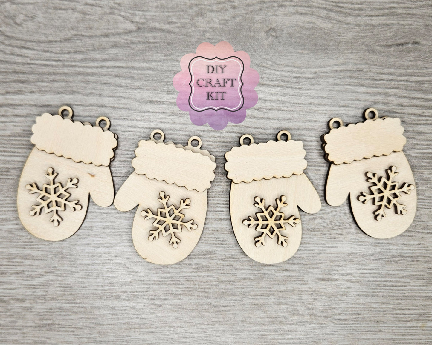 Winter Mitten Bunting | #4290