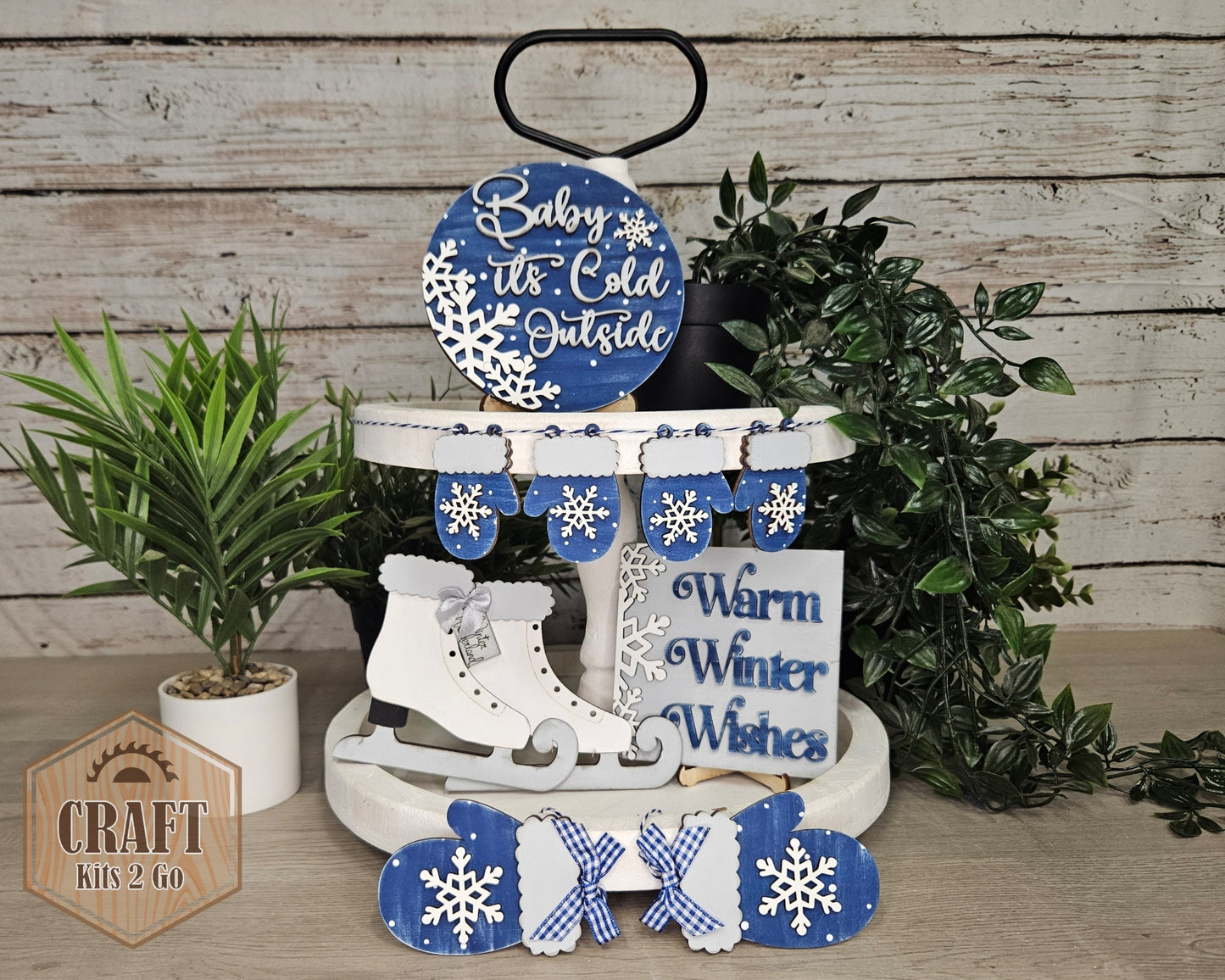 Winter Mitten Bunting | #4290