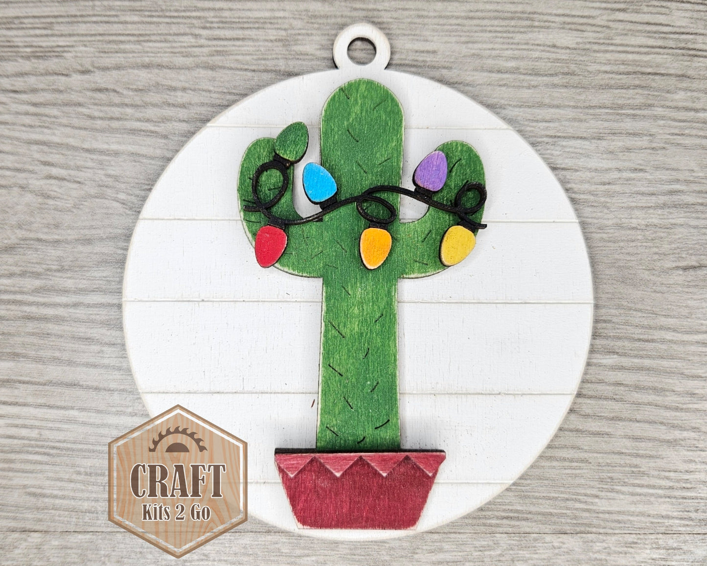 Christmas Cactus Ornament | #3249