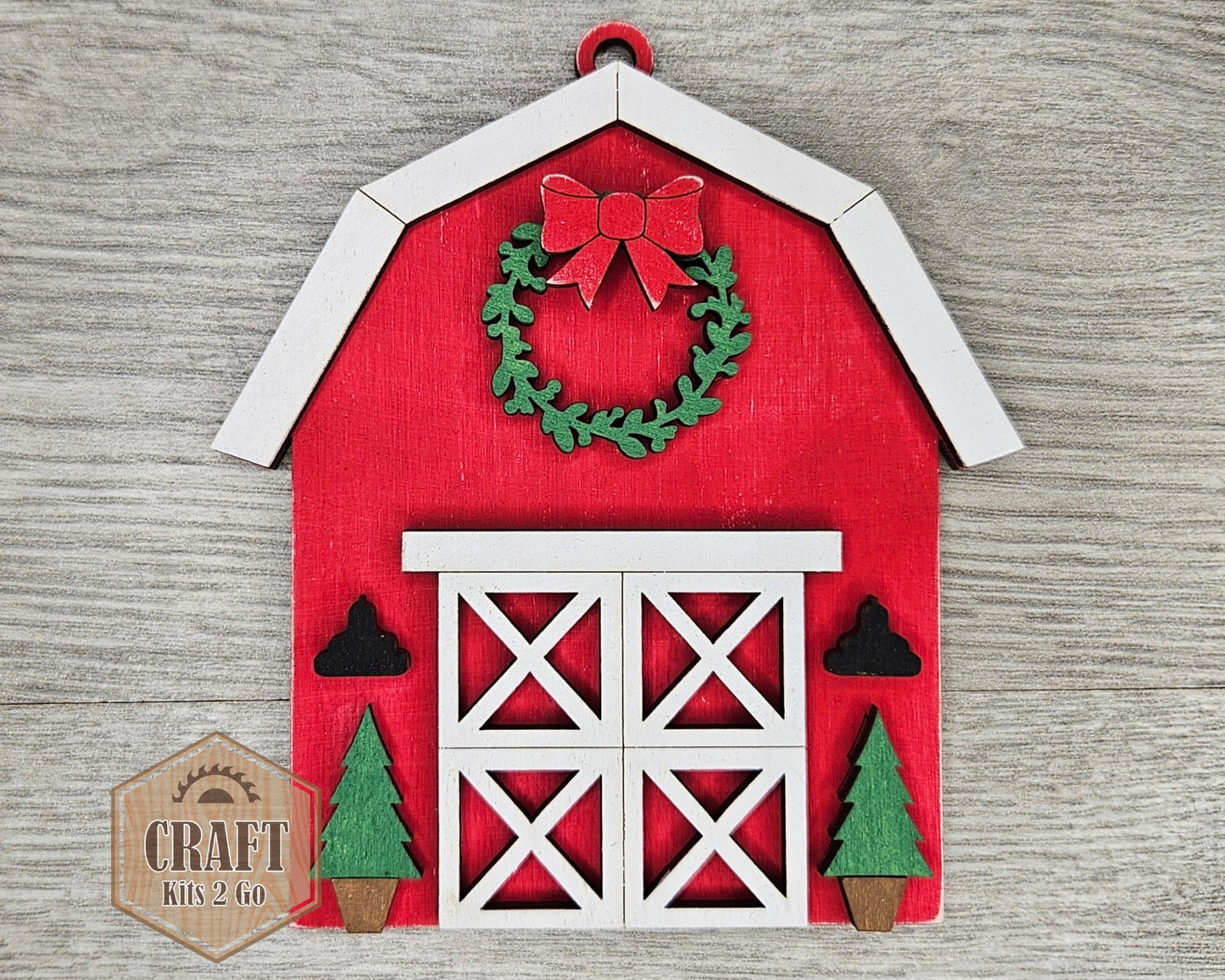 Christmas Barn Ornament | #4254
