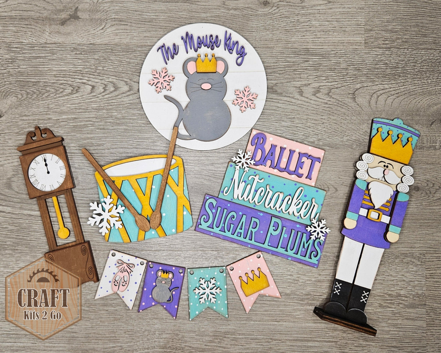 Nutcracker Tier Tray | #100124
