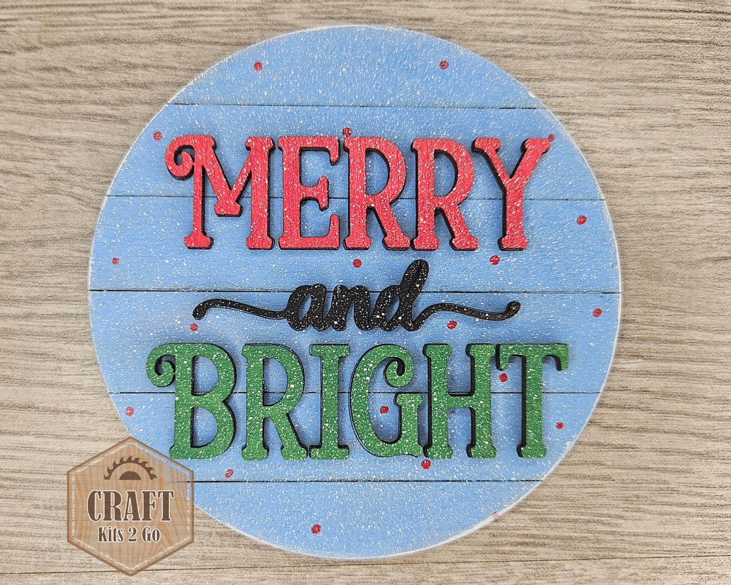 Merry & Bright Sign | #2426
