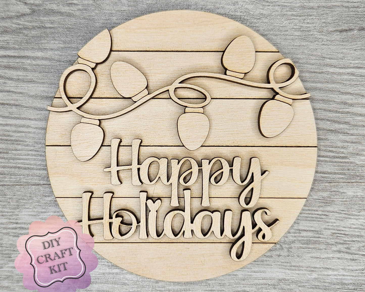 Happy Holidays Sign | #2427
