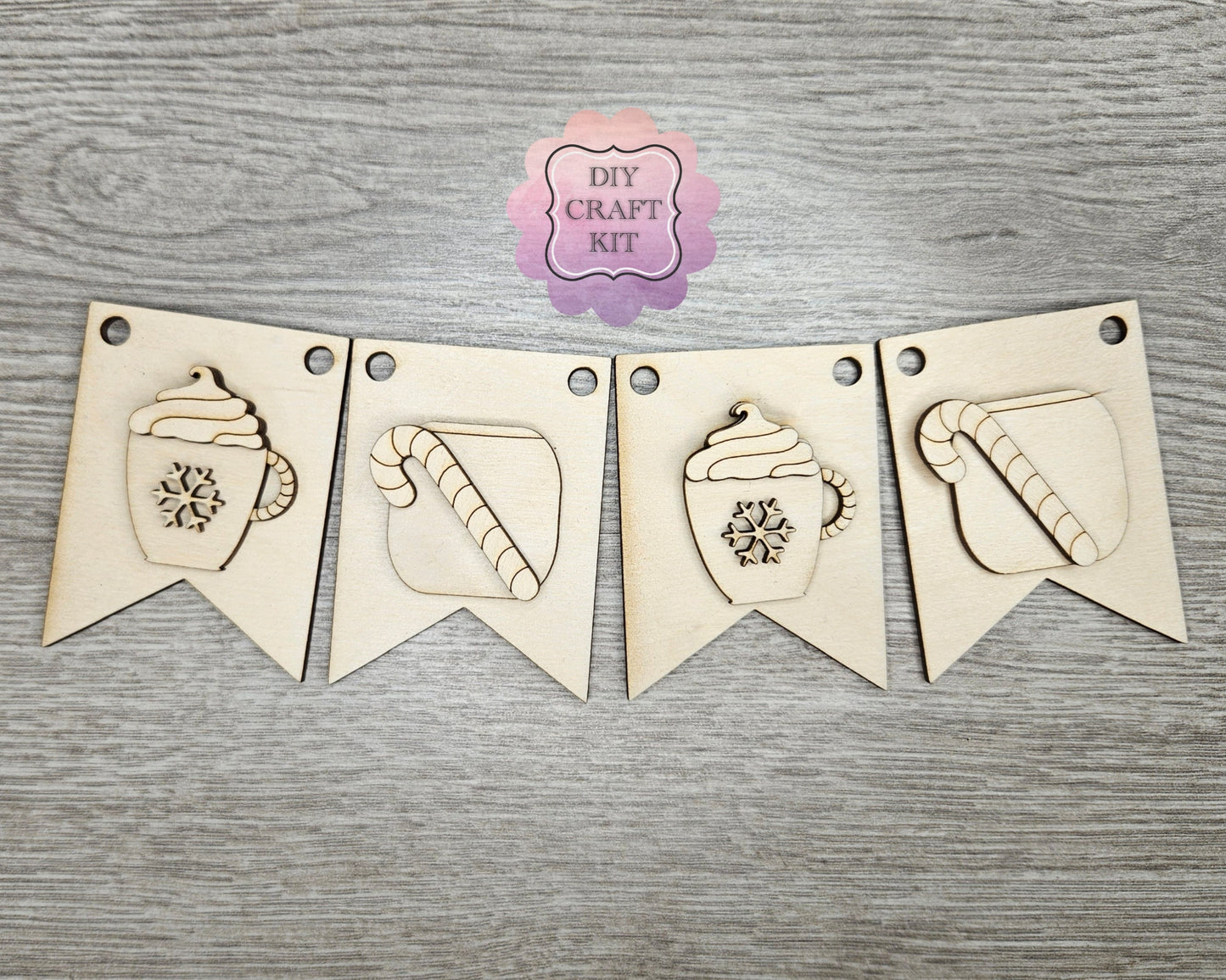 Hot Cocoa Bunting | #4424
