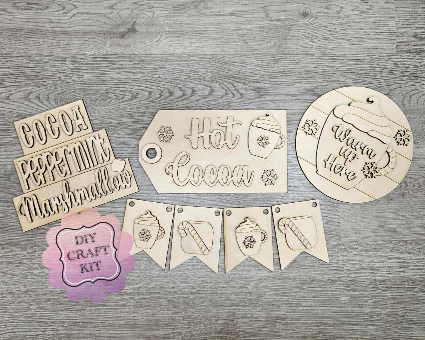Hot Cocoa Bunting | #4424