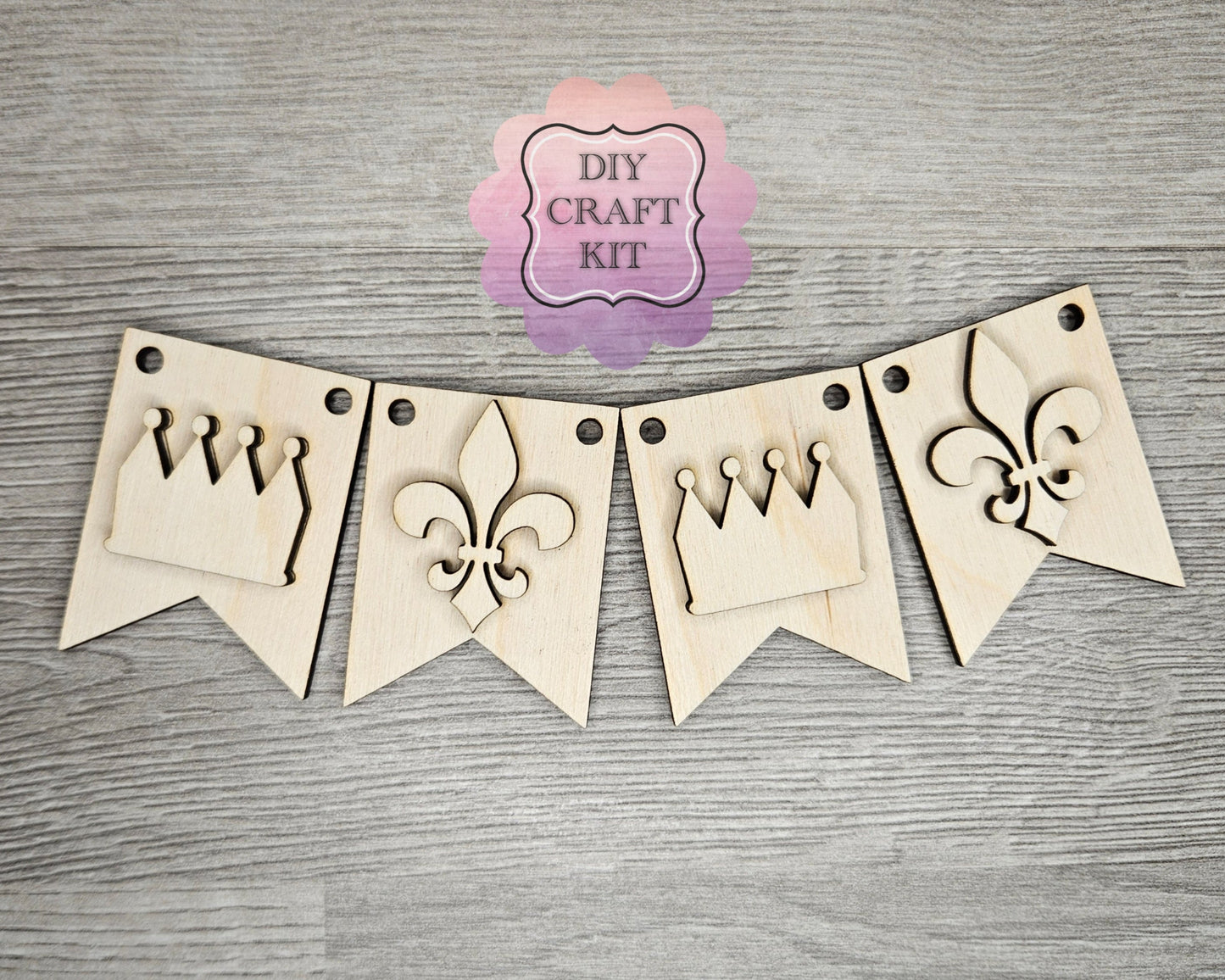 Mardi Gras Bunting | #4591