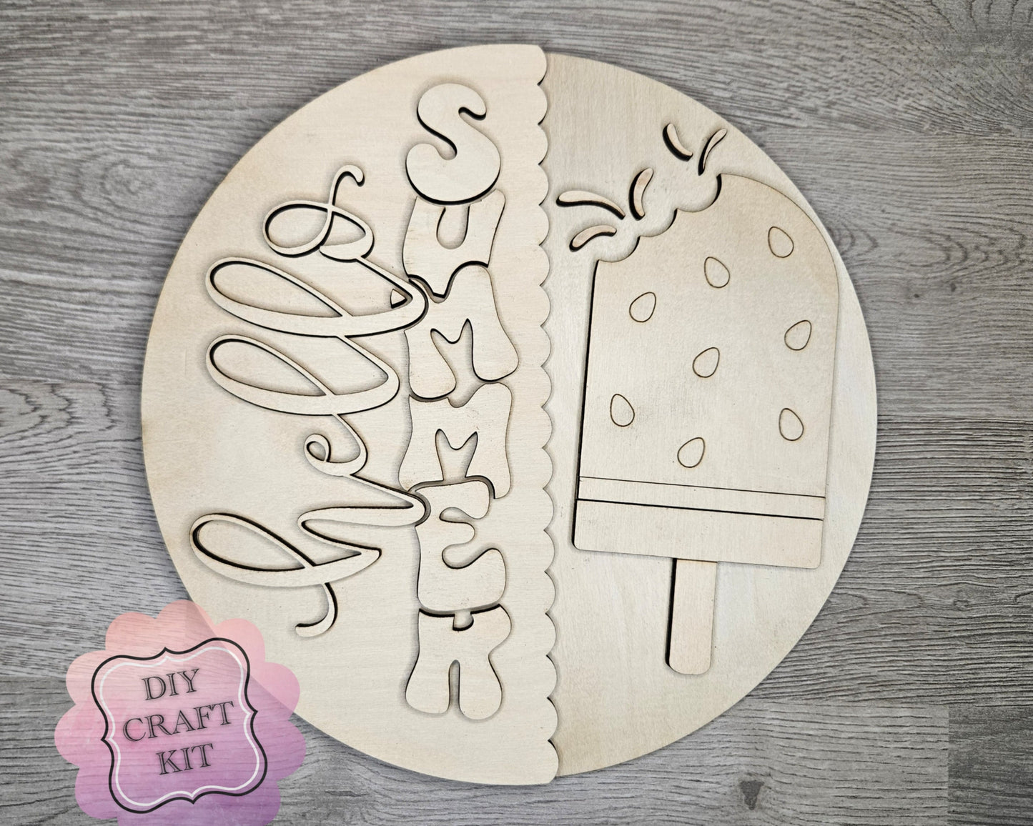 Hello Summer Watermelon Sign | #4354