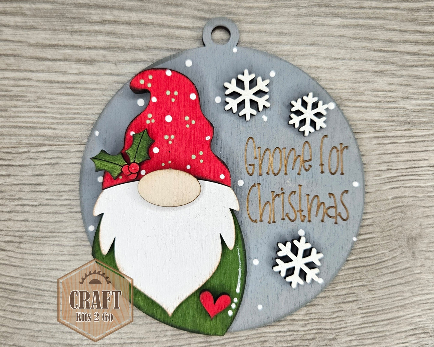 Gnome For Christmas Ornament | #4449