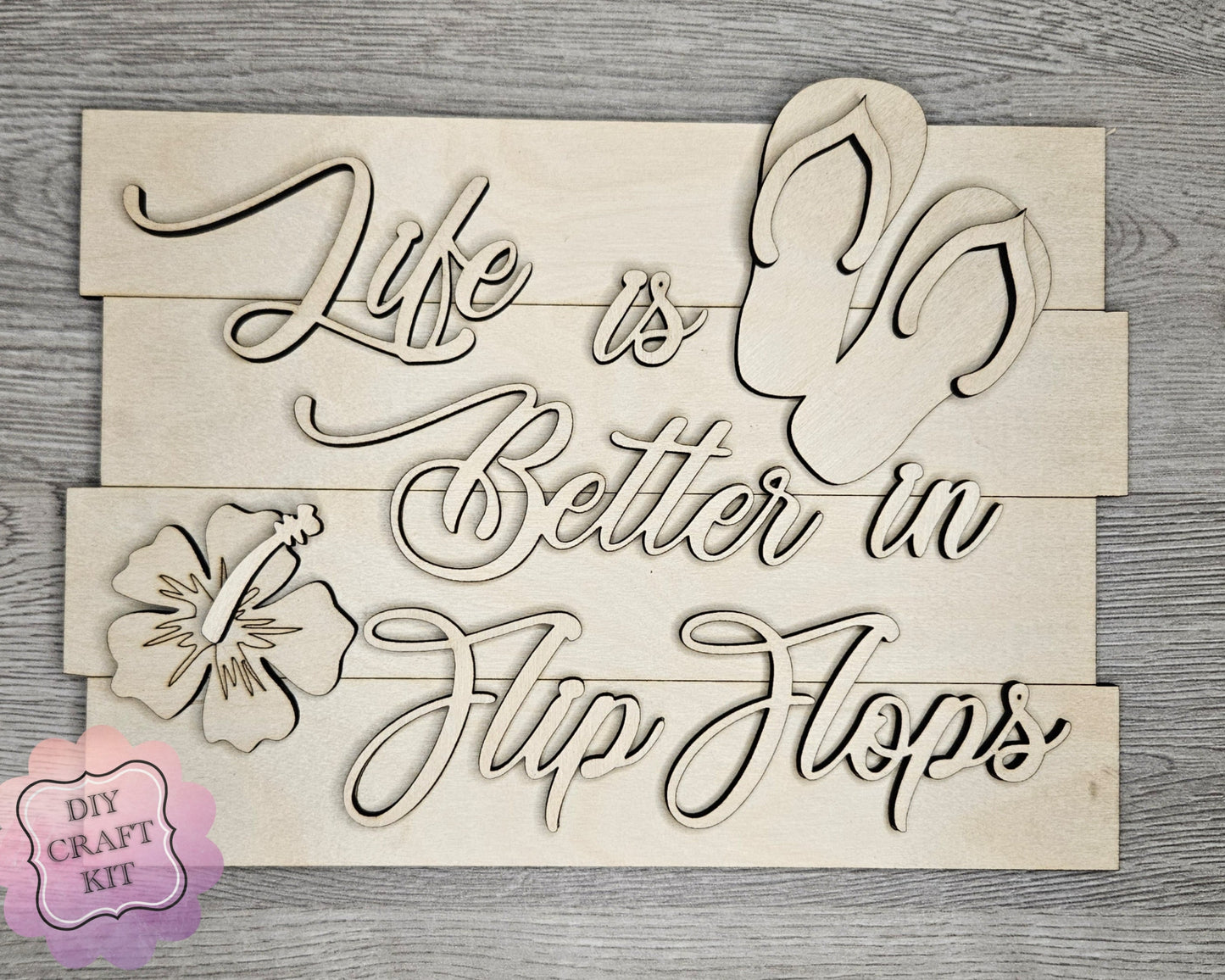 Life is Better in Flip Flops | #2594