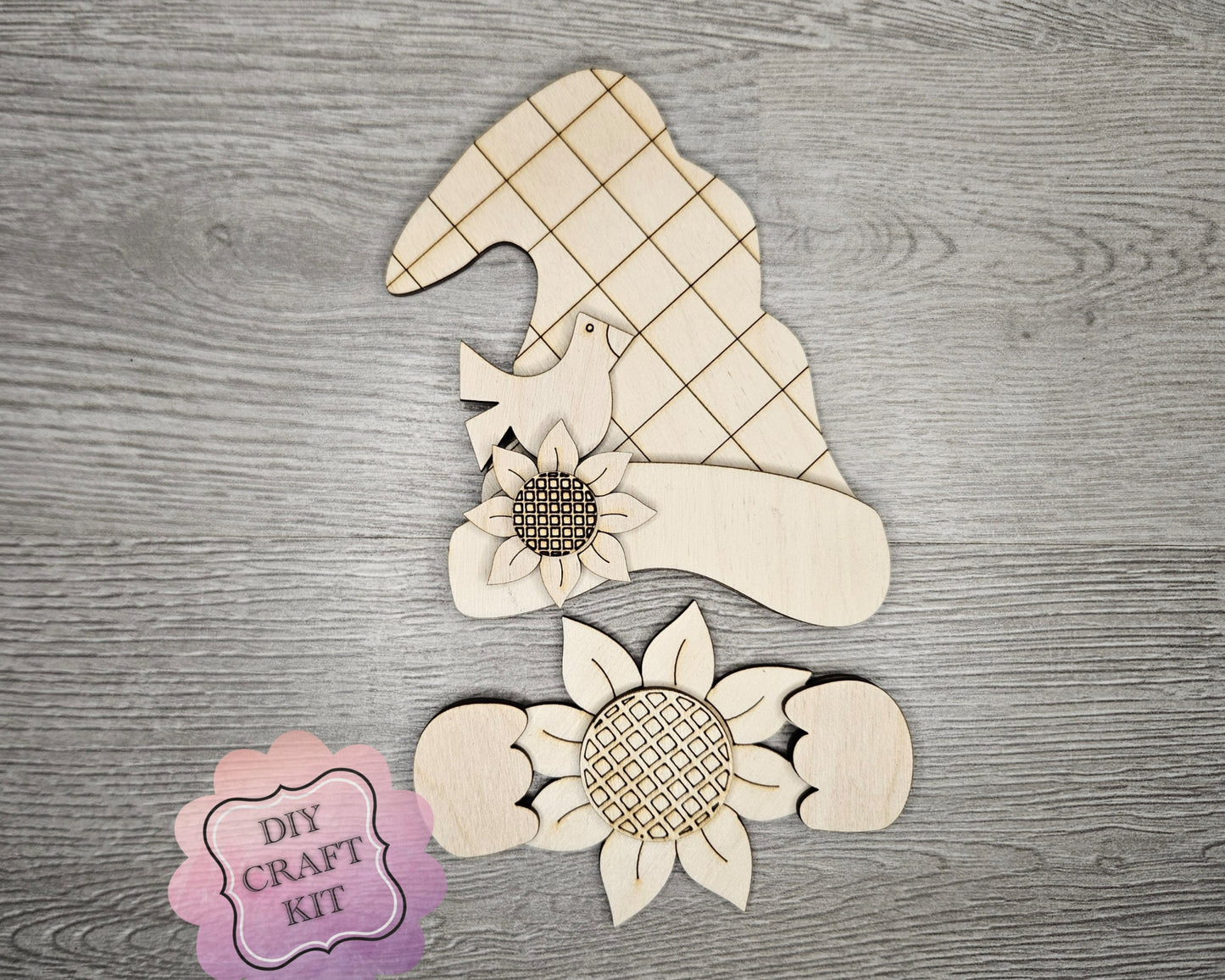 Interchangeable Gnome | BOY SUNFLOWER TOPPER | #200002-13