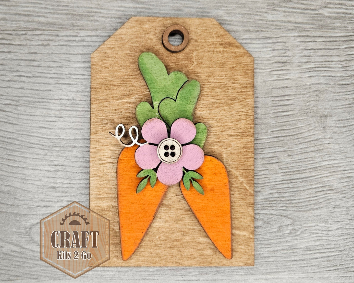 Easter Carrot Tag | #4635