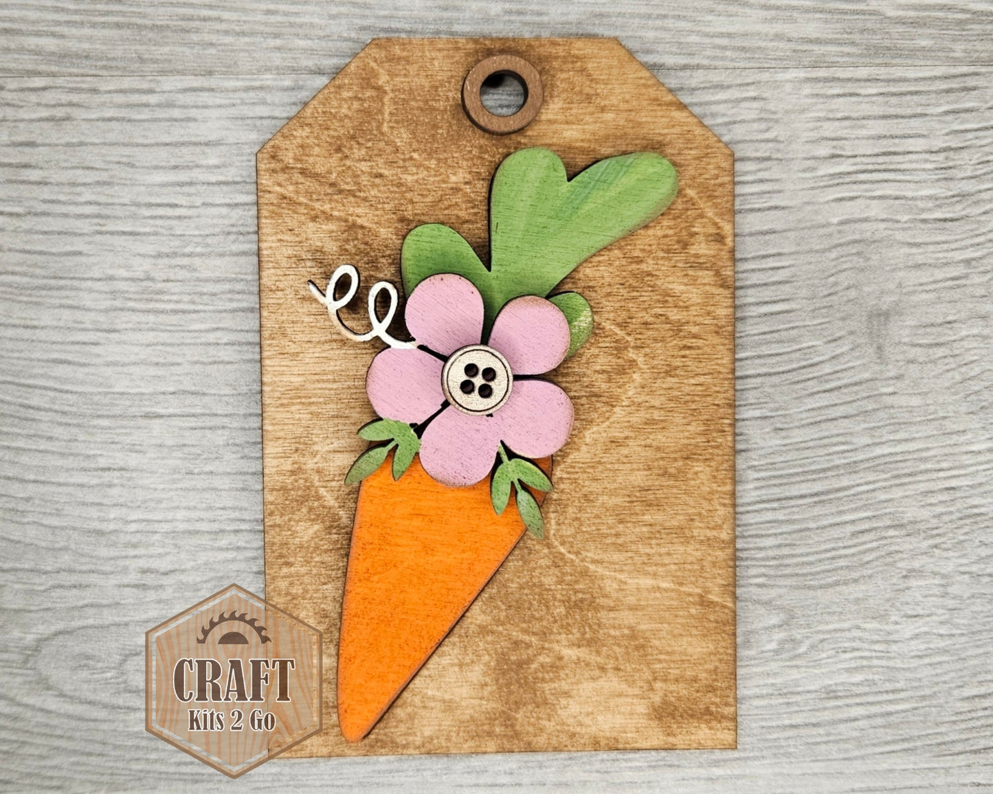 Easter Carrot Tag | #4542