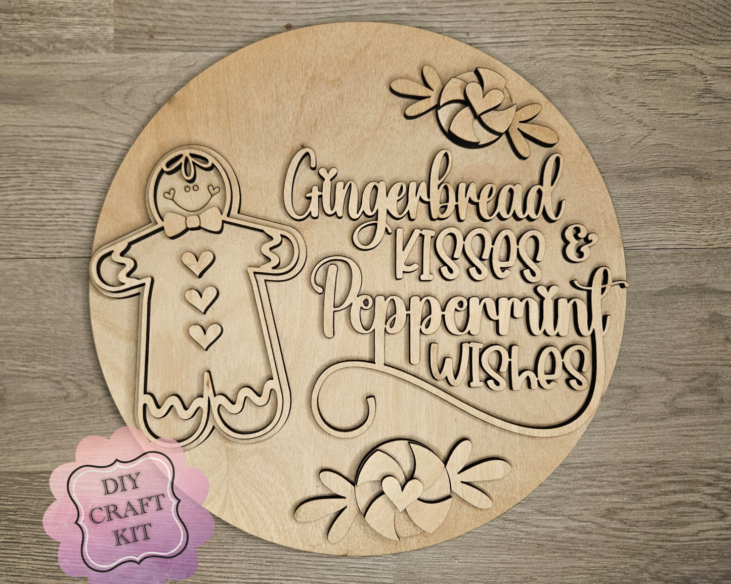 Gingerbread Kisses & Peppermint Wishes | #4454