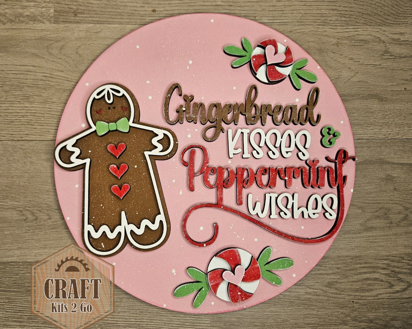 Gingerbread Kisses & Peppermint Wishes | #4454