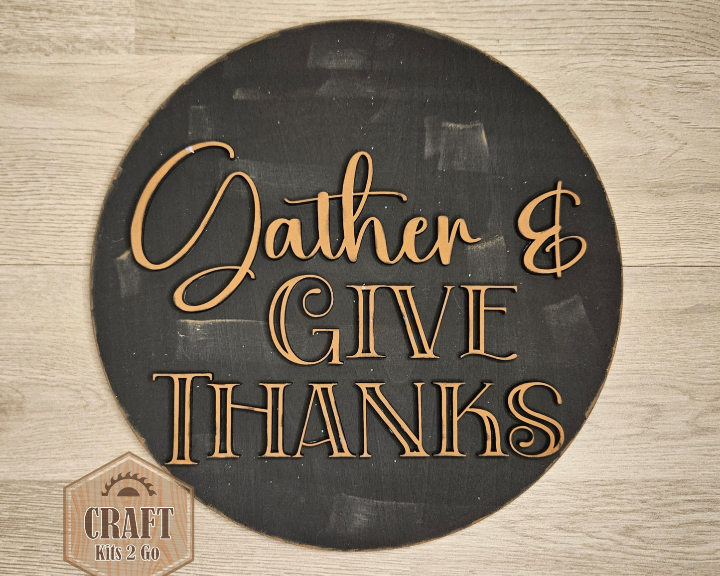 Gather & Give Thanks Thanksgiving Sign | #4441