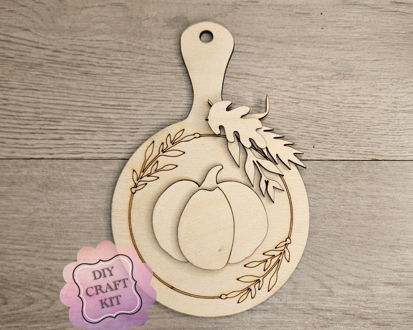 Thanksgiving Pumpkin Cutting Board | #4724
