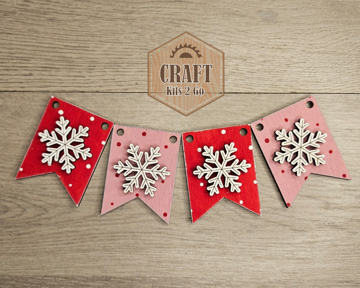 Snowflake Winter Bunting | #4746