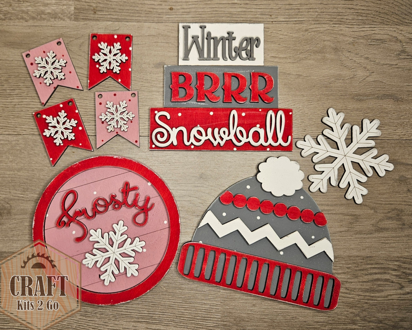 Snowflake Winter Bunting | #4746