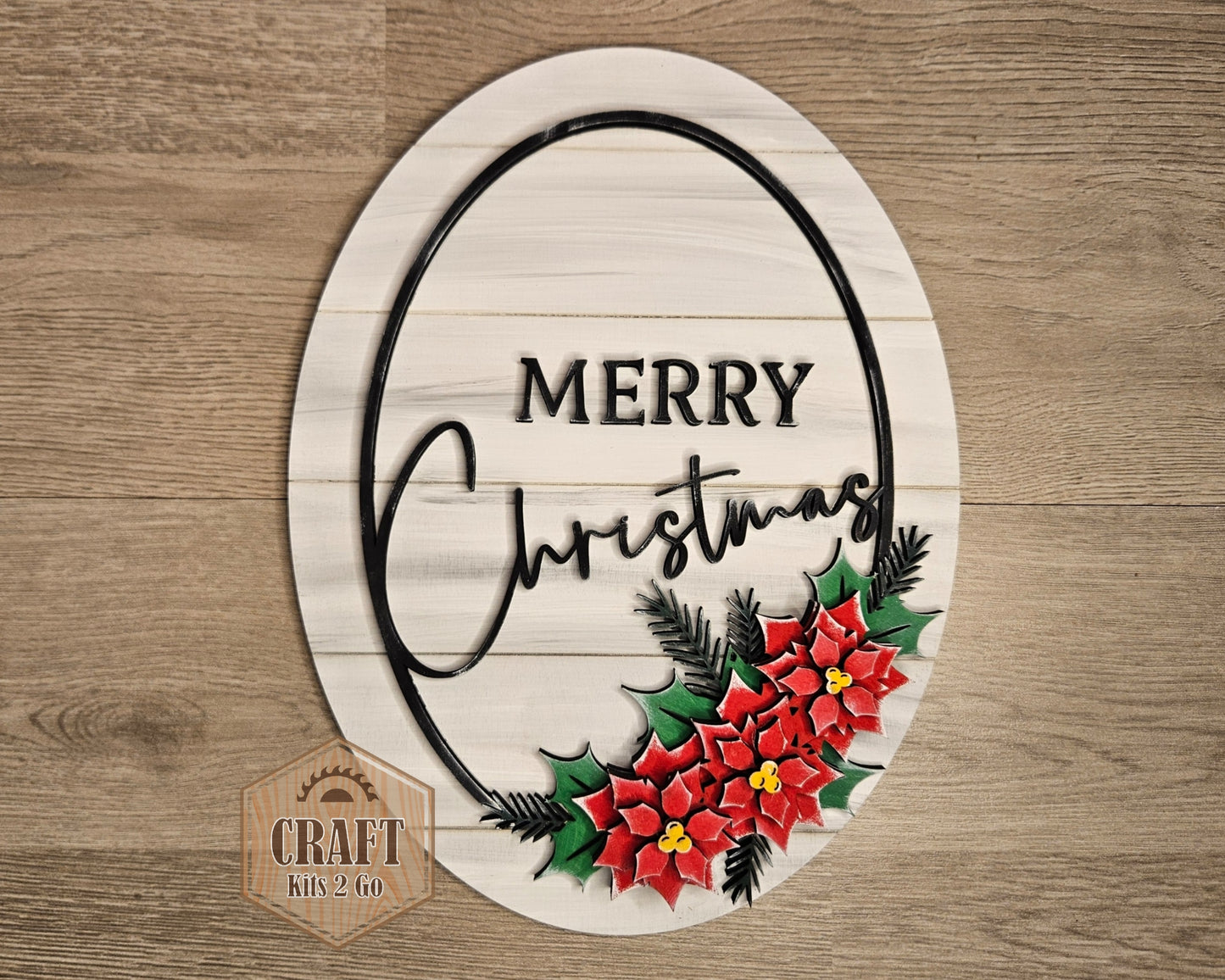 Merry Christmas Poinsettia | #4447