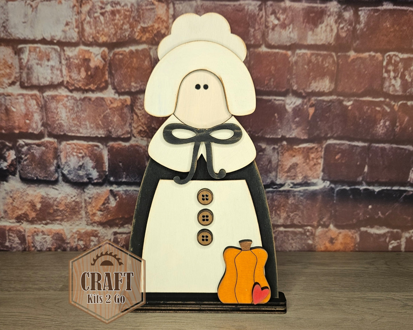 Pilgrim Girl Shelf Sitter | #4474