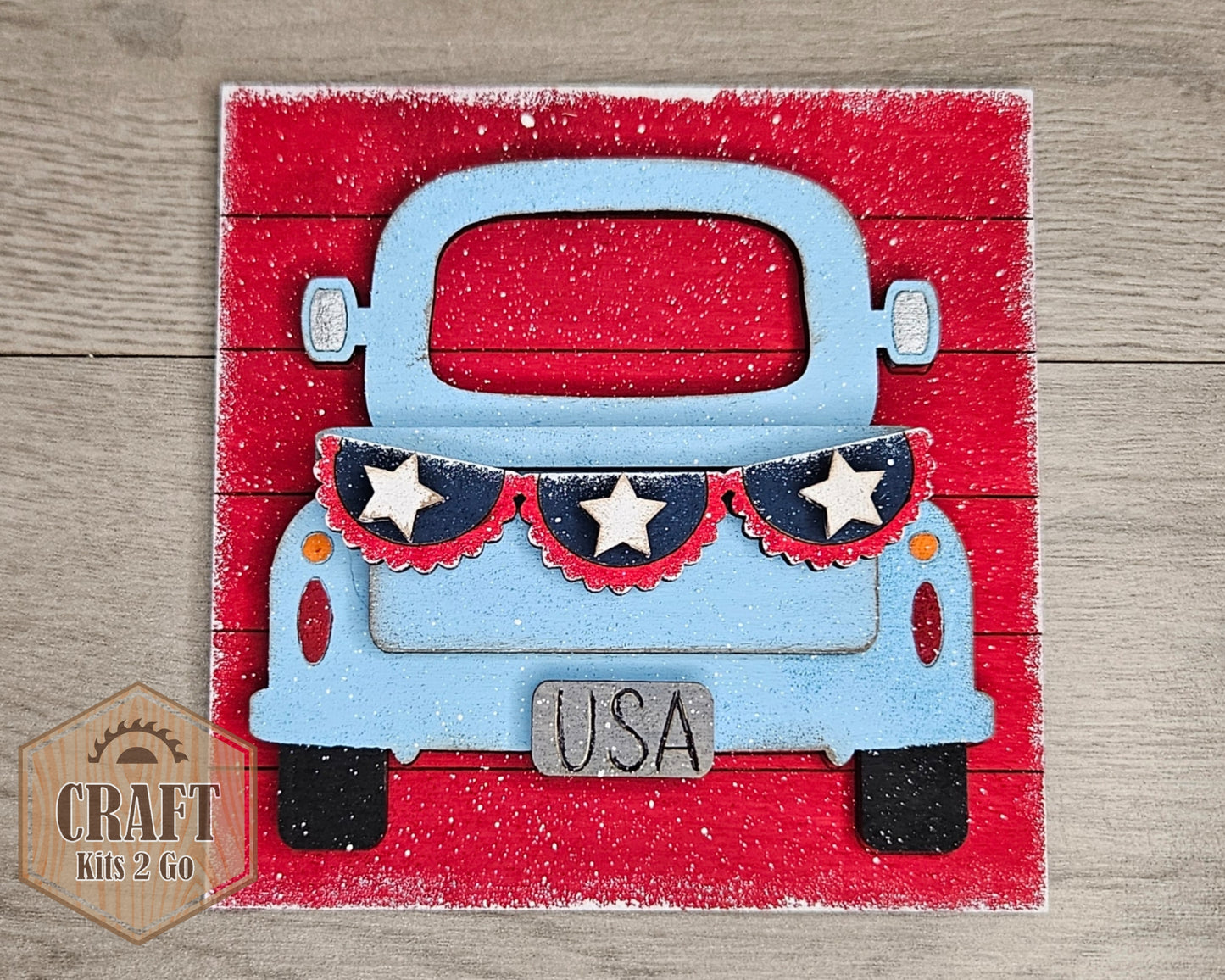 Patriotic Truck | #4904