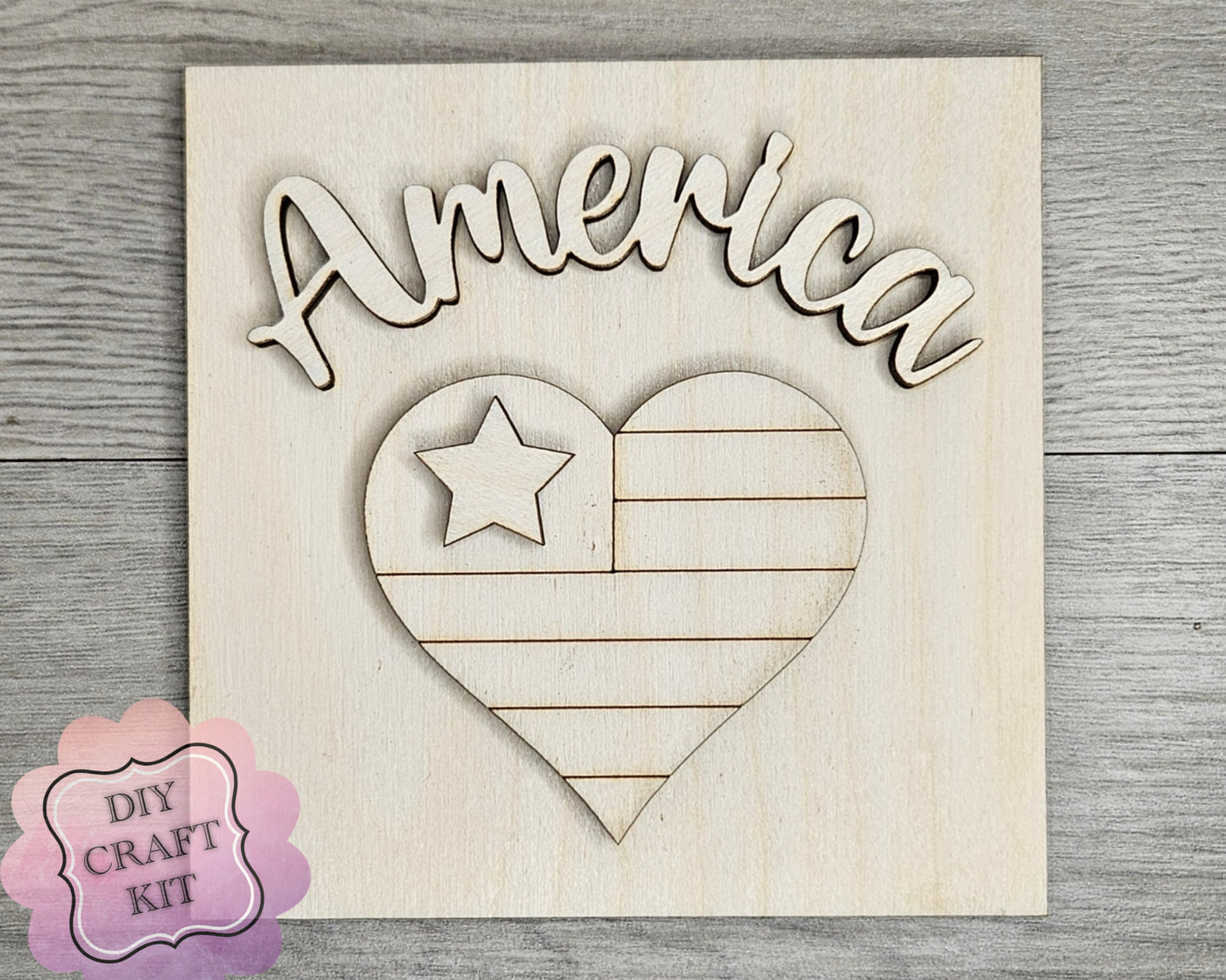 America Heart Flag | #4901