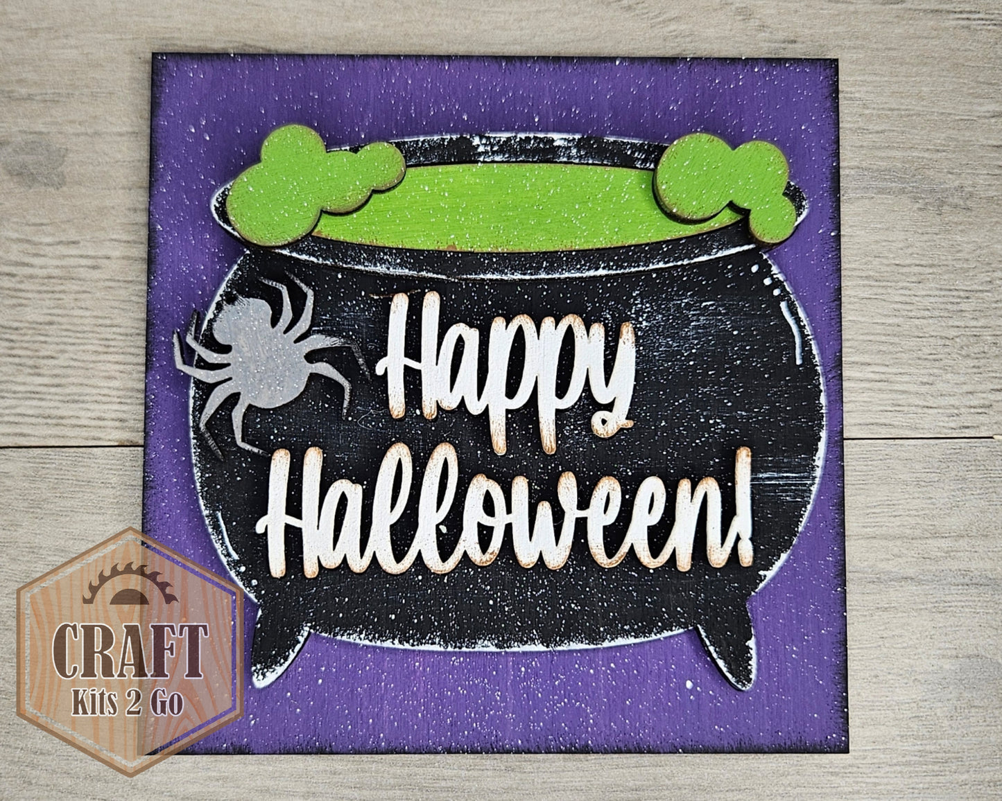 Happy Halloween Cauldron | #4891