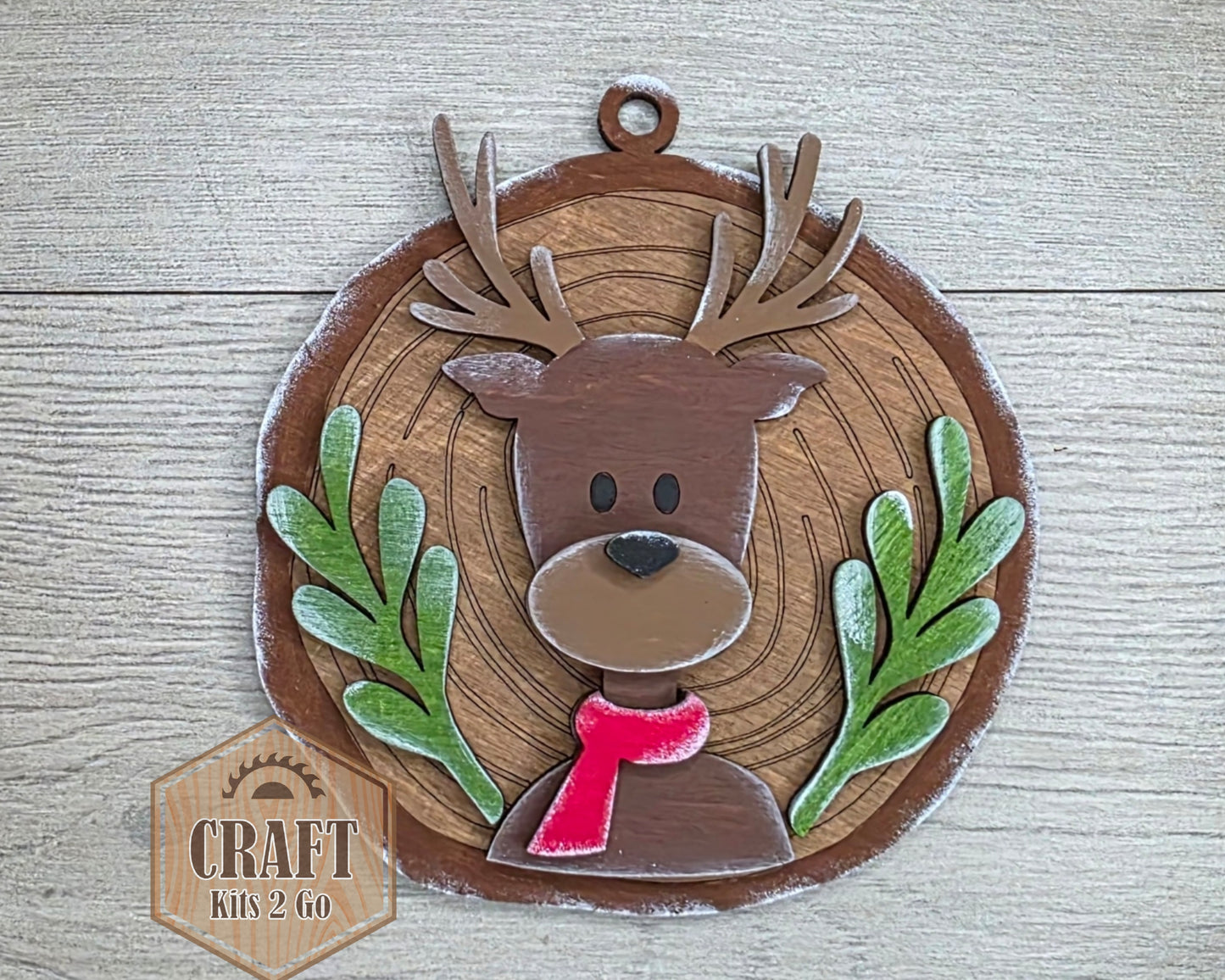 Christmas Deer Ornament | #5044
