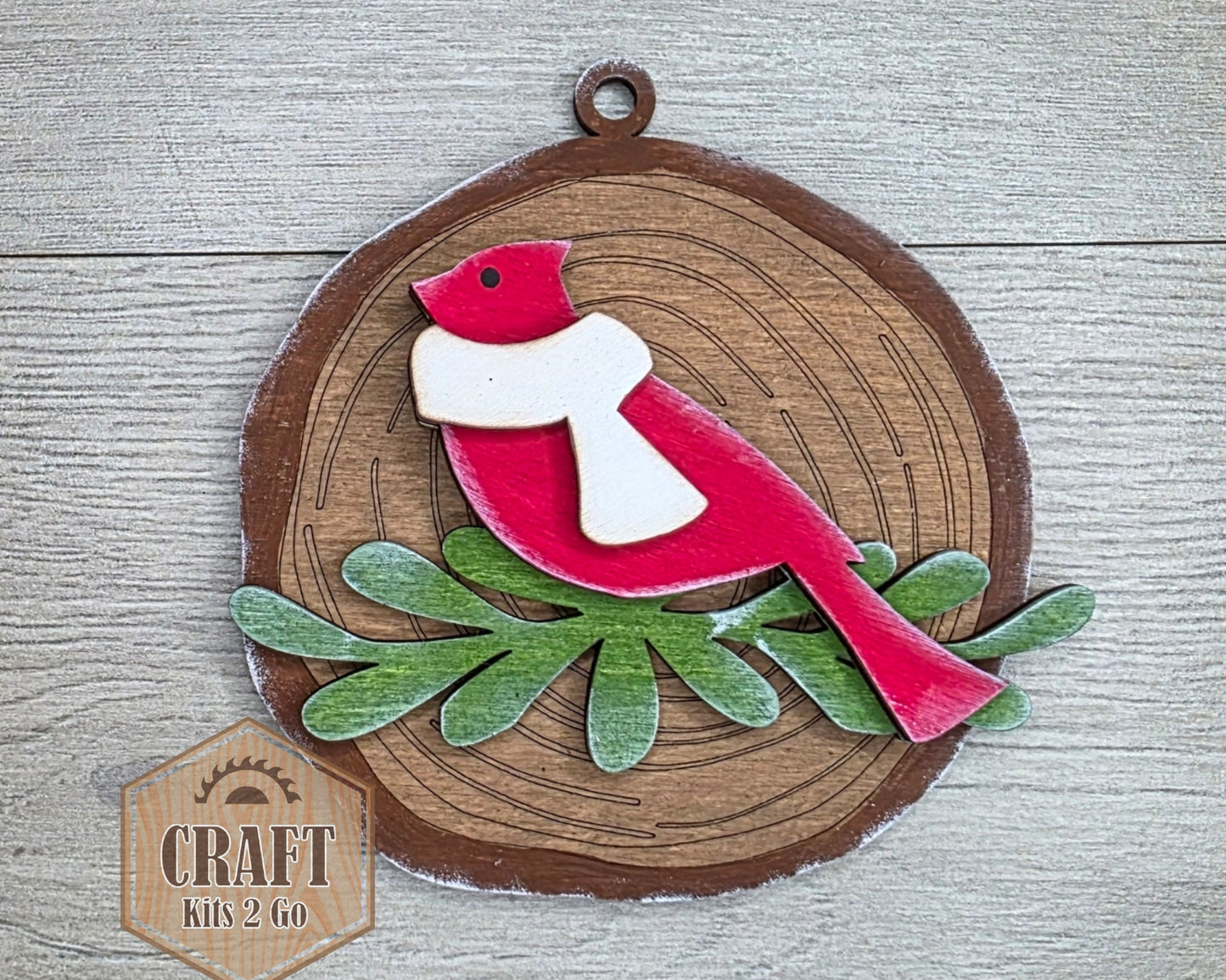 Christmas Bird Ornament | #5043