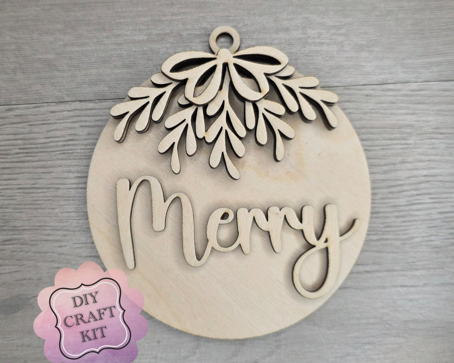 Merry Mistletoe Ornament | #2671