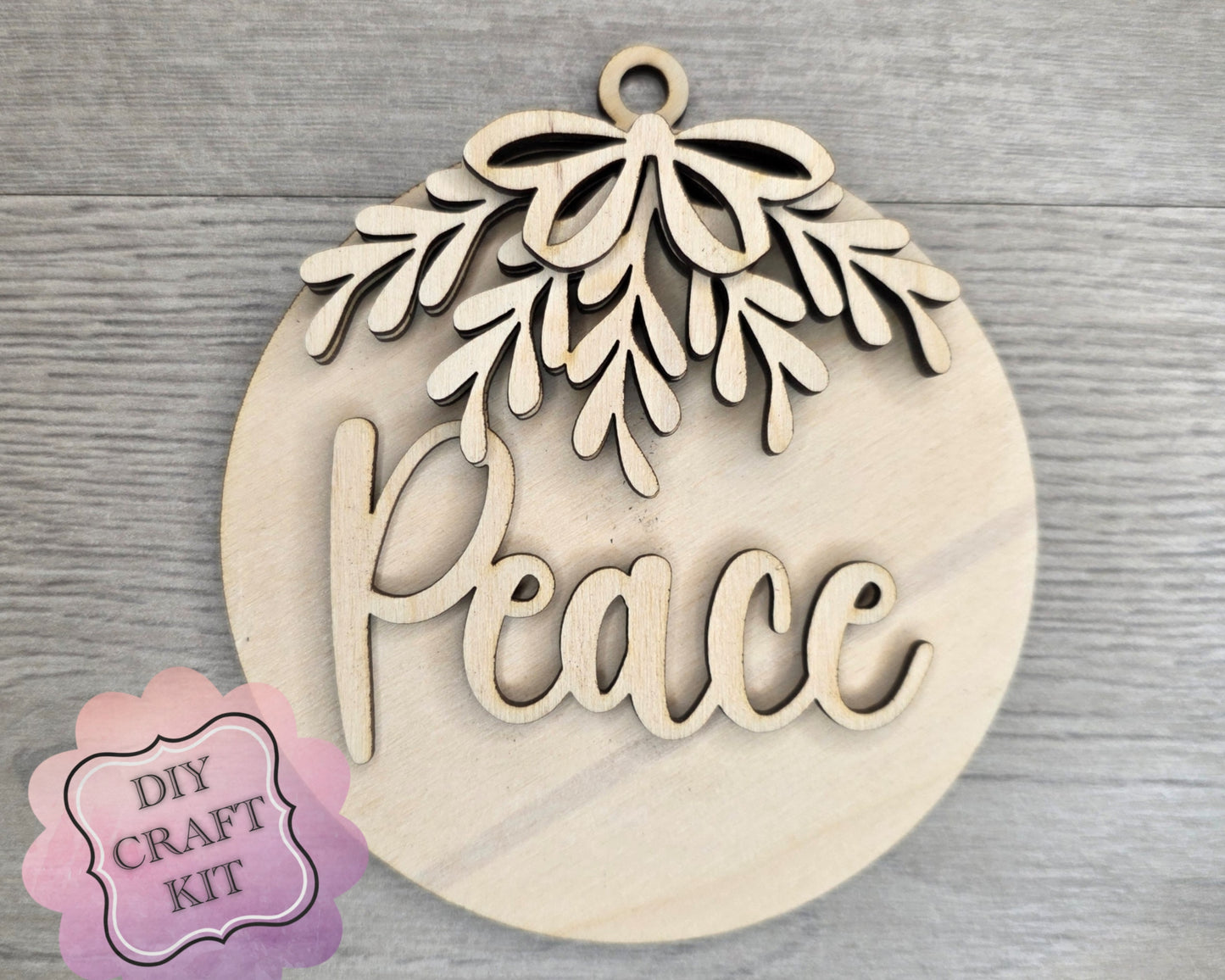 Peace Mistletoe Ornament | #2669