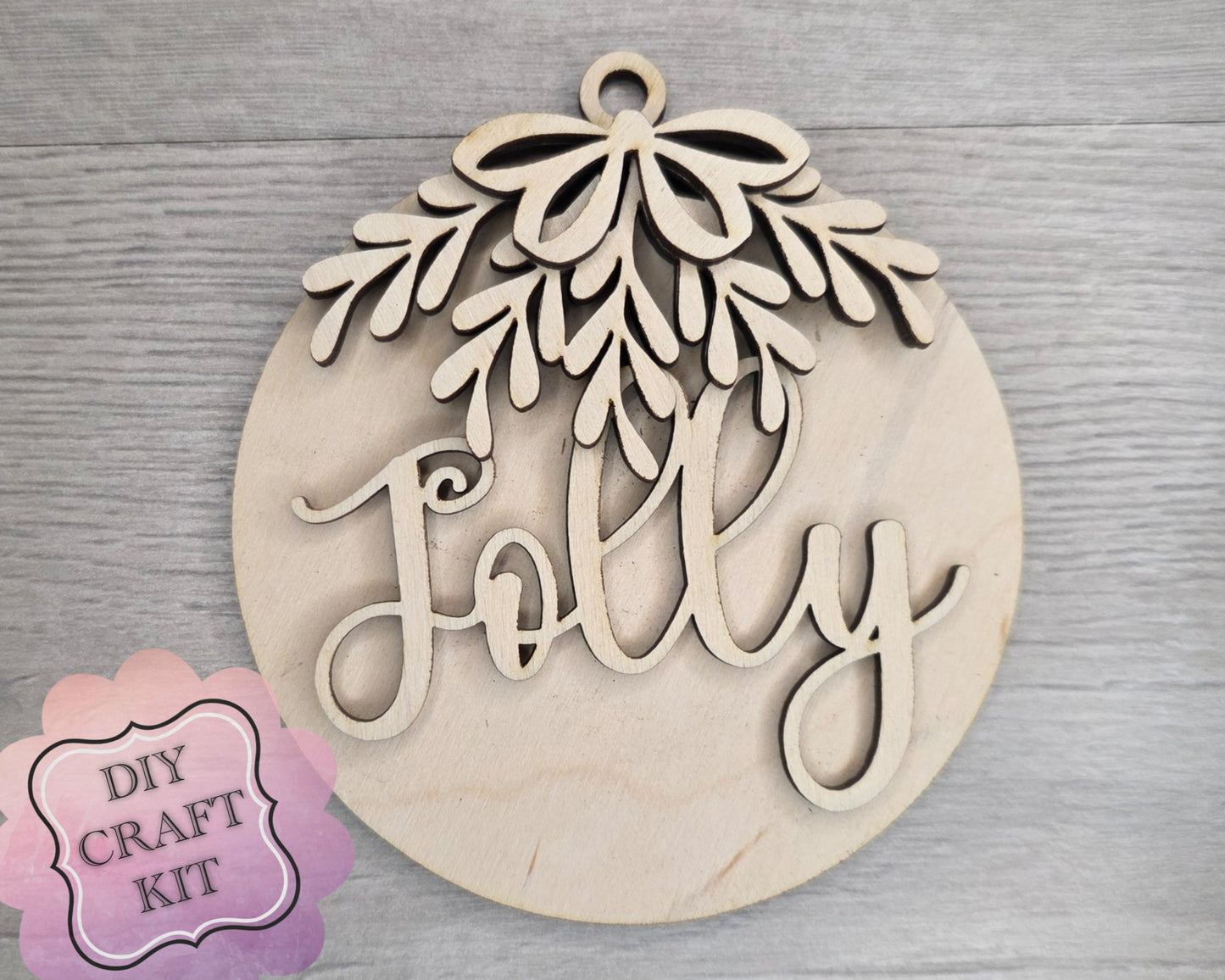 Jolly Mistletoe Ornament | #2668