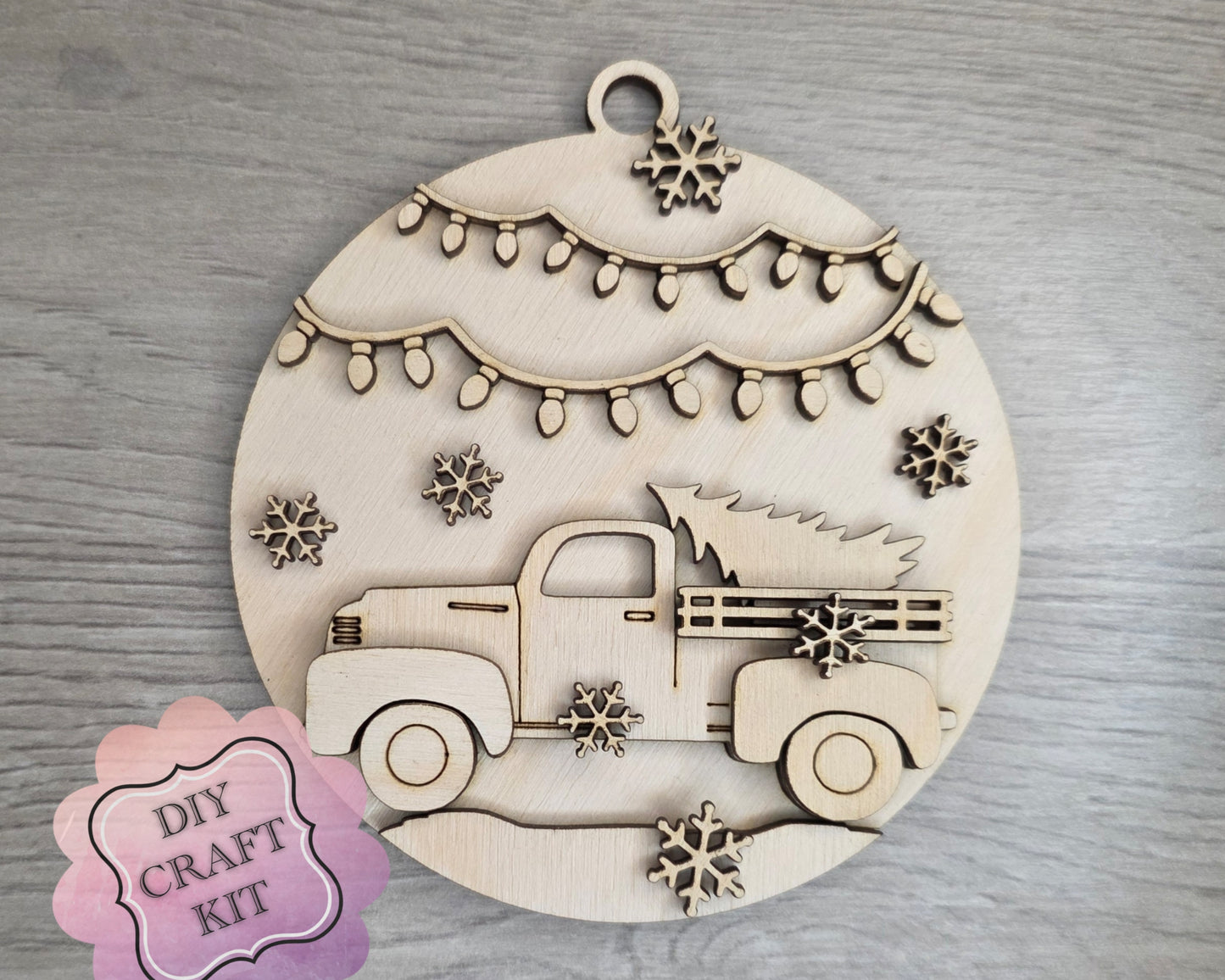 Christmas Truck Ornament | #3413