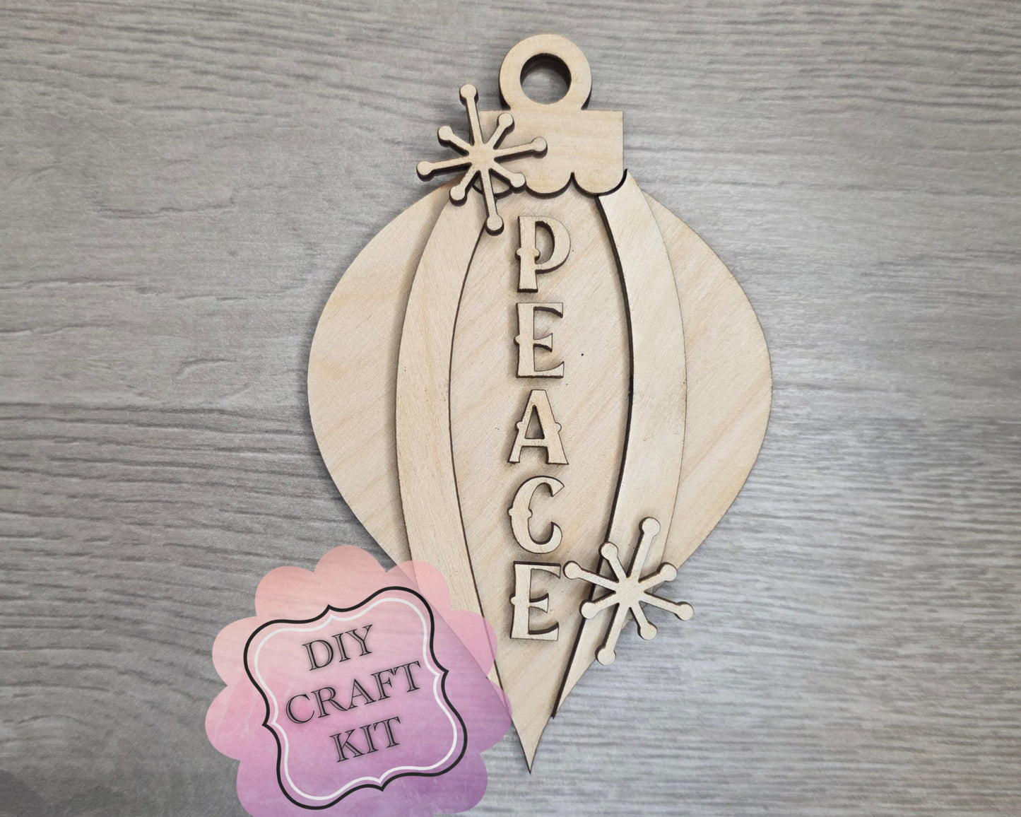 Peace Vintage Christmas Ornament | #5331