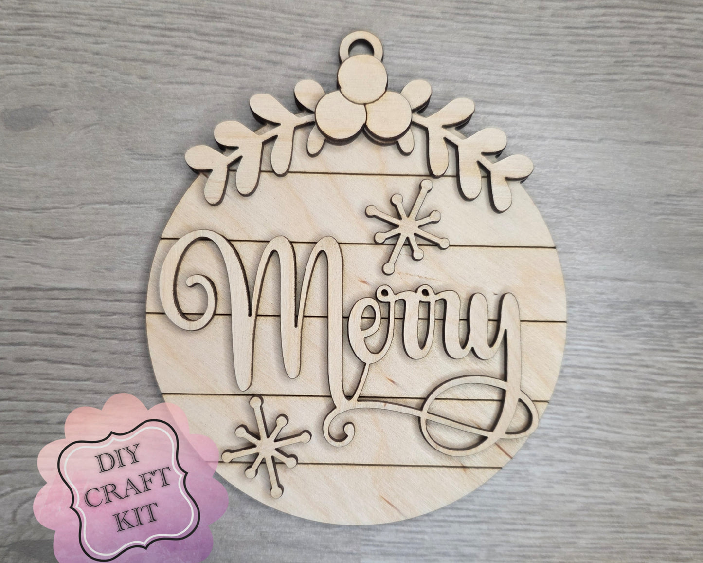 Merry Christmas Ornament | #5326