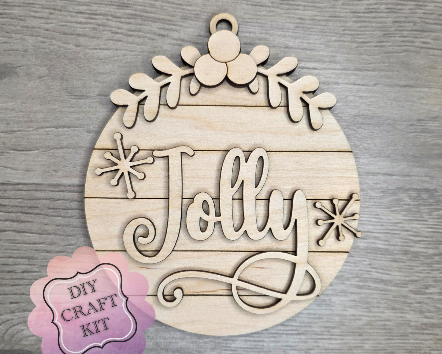 Jolly Christmas Ornament | #5329