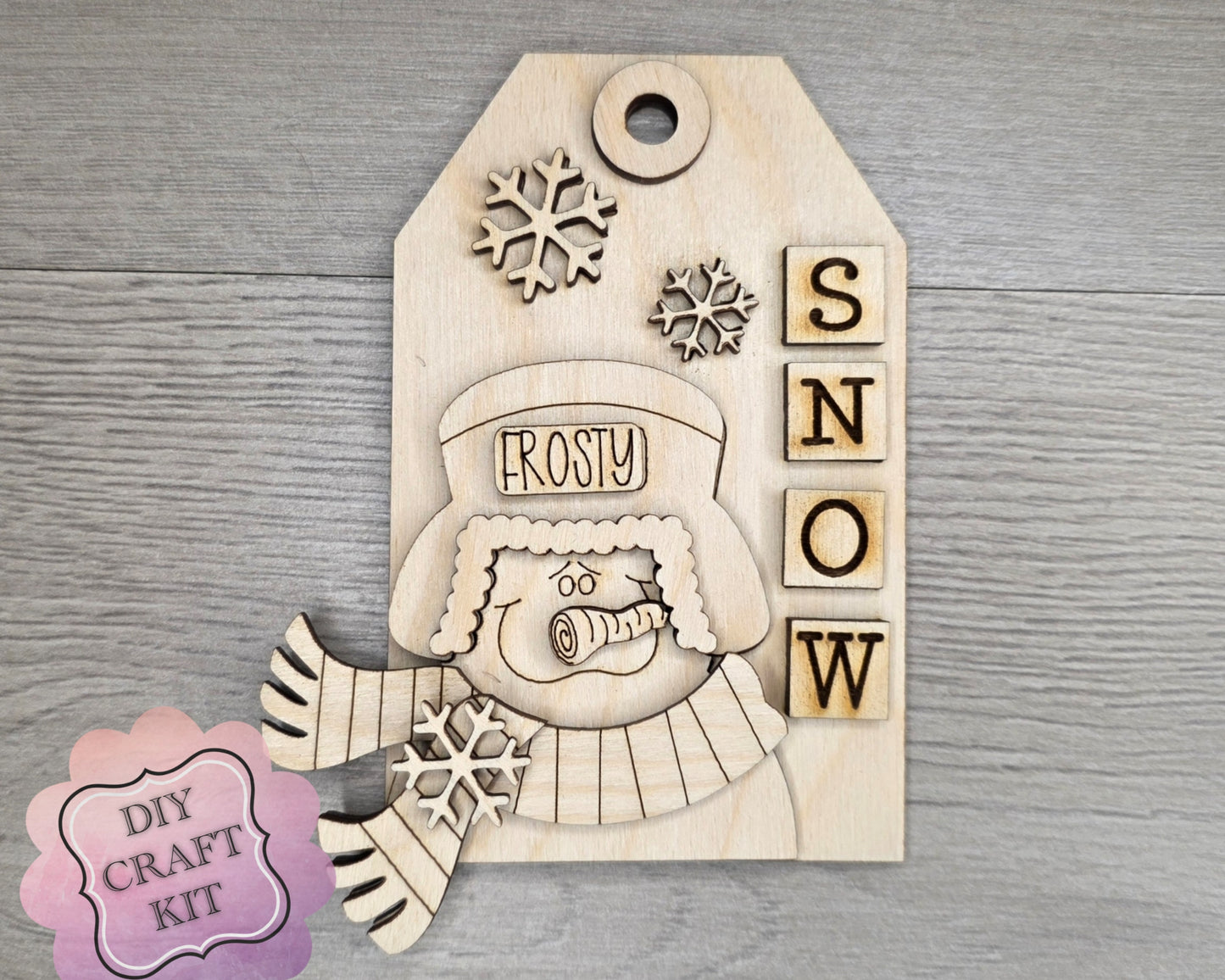 Snowman Winter Tag | #5308