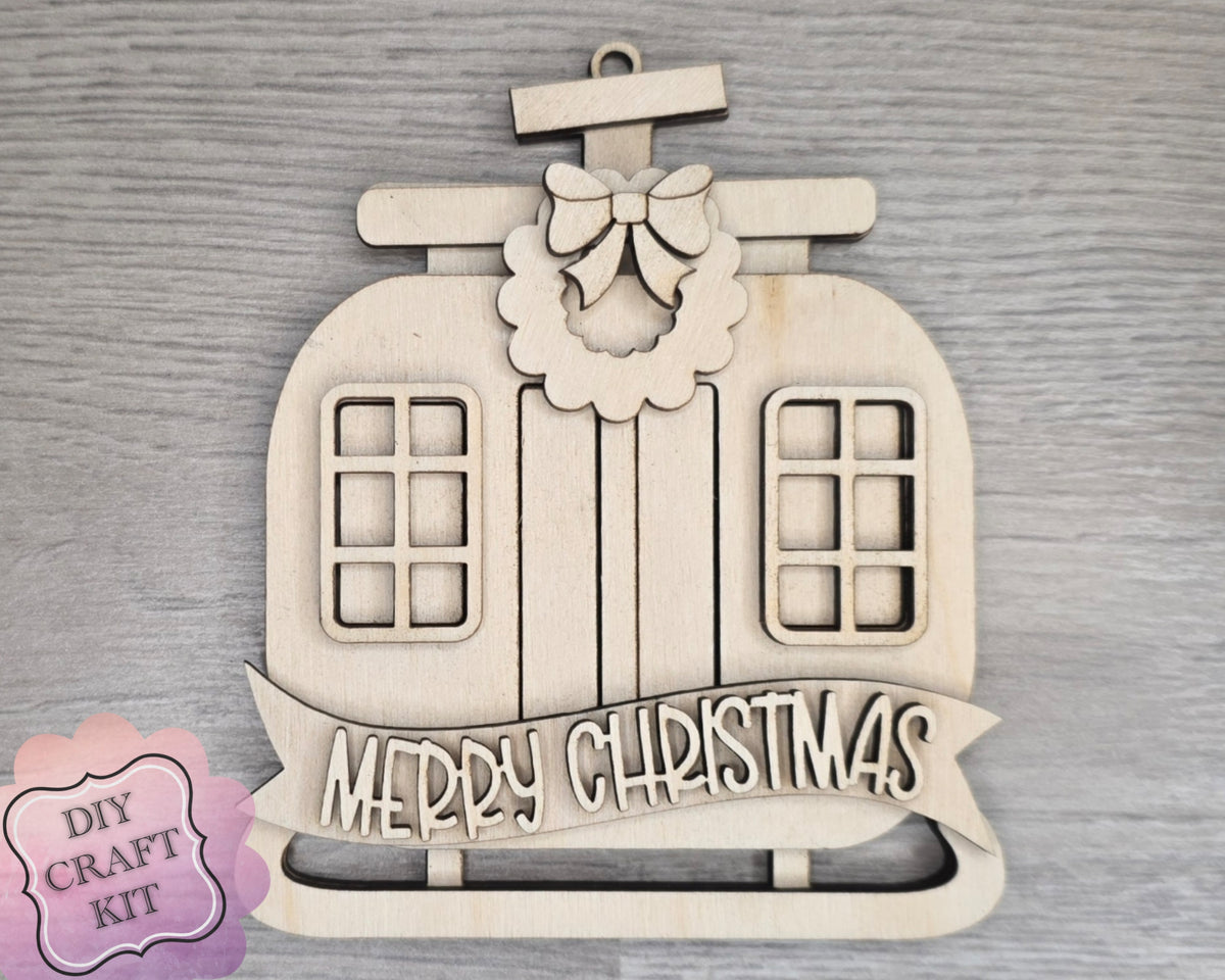 Mountain Gondola Ornament | #5357