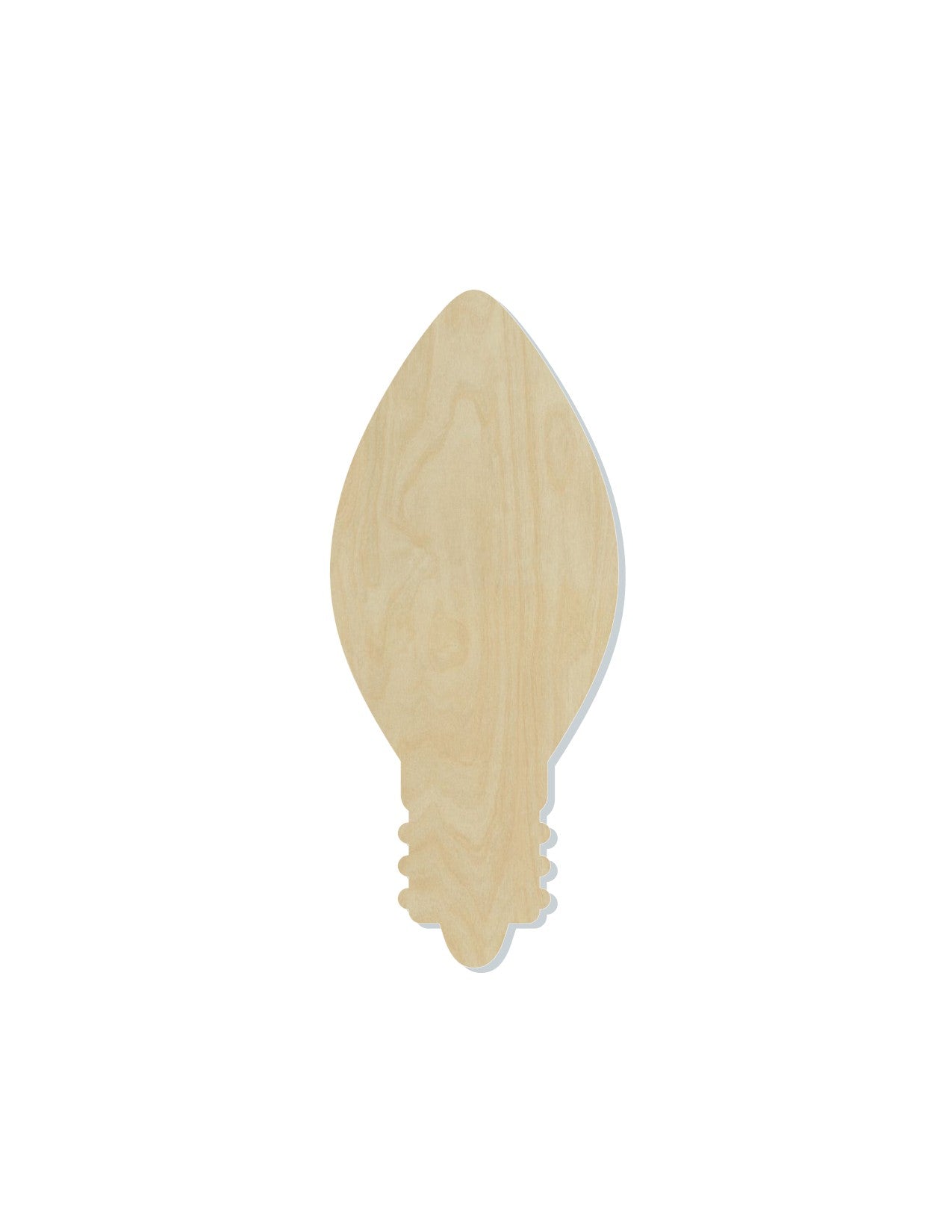 Christmas Light Bulb Christmas time blank wood cutouts Christmas Craft DIY #1309 - Multiple Sizes Available - Unfinished Cutout Shapes