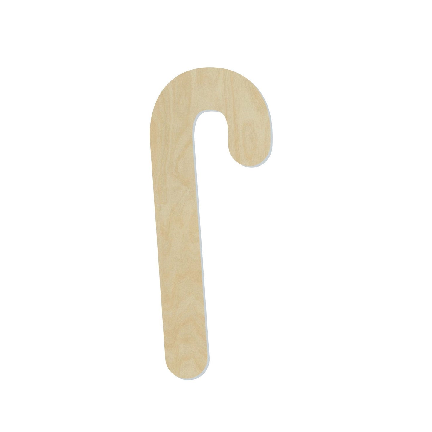 Candy Cane Cutout #1006 - Multiple Sizes Available - Unfinished Wood Cutout Shapes